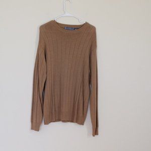 Oscar de la Renta beige men's sweater